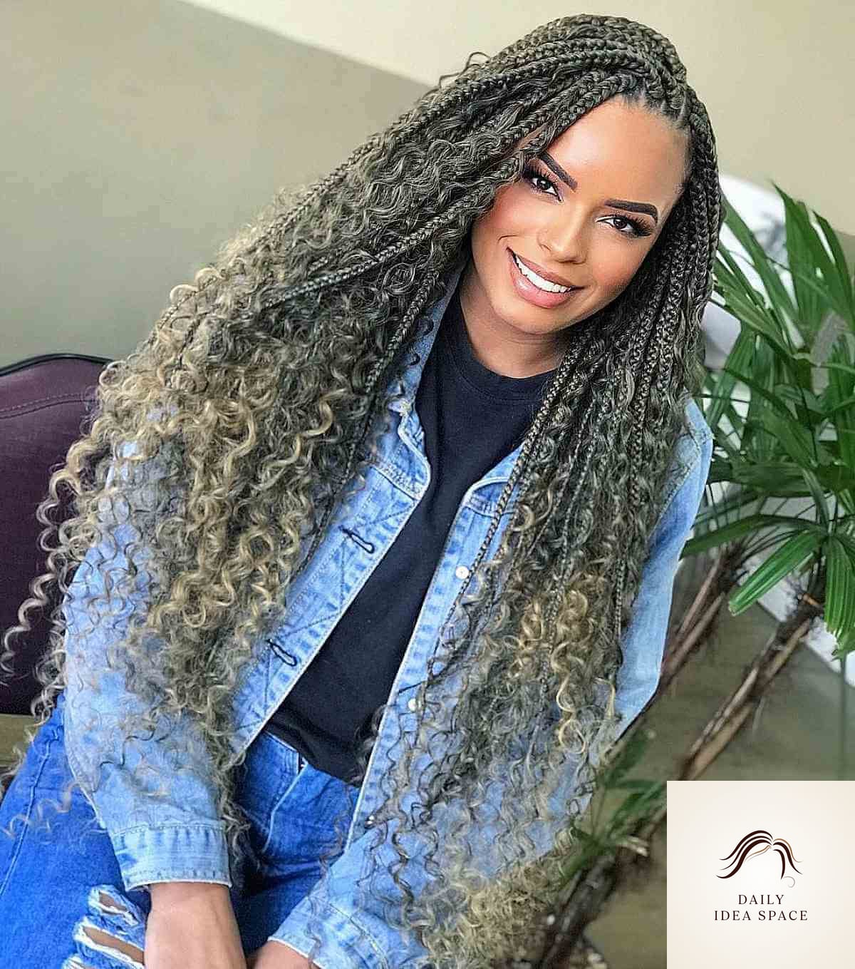 Attention-Grabbing Jumbo Box Braids