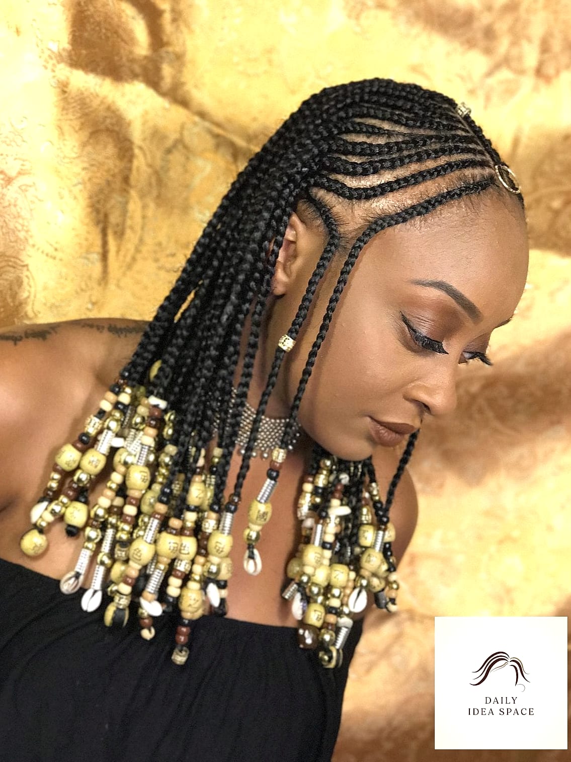 26 African Braids Hairstyles Ideas That Are Gorgeous and So Inspiring 26 Beaded Braids