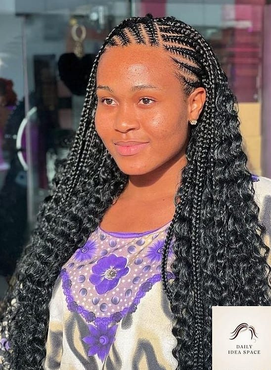 30 Braid Hairstyles For Black Women Ideas You Need to Try Next 13 Black Braids with a Front Twist