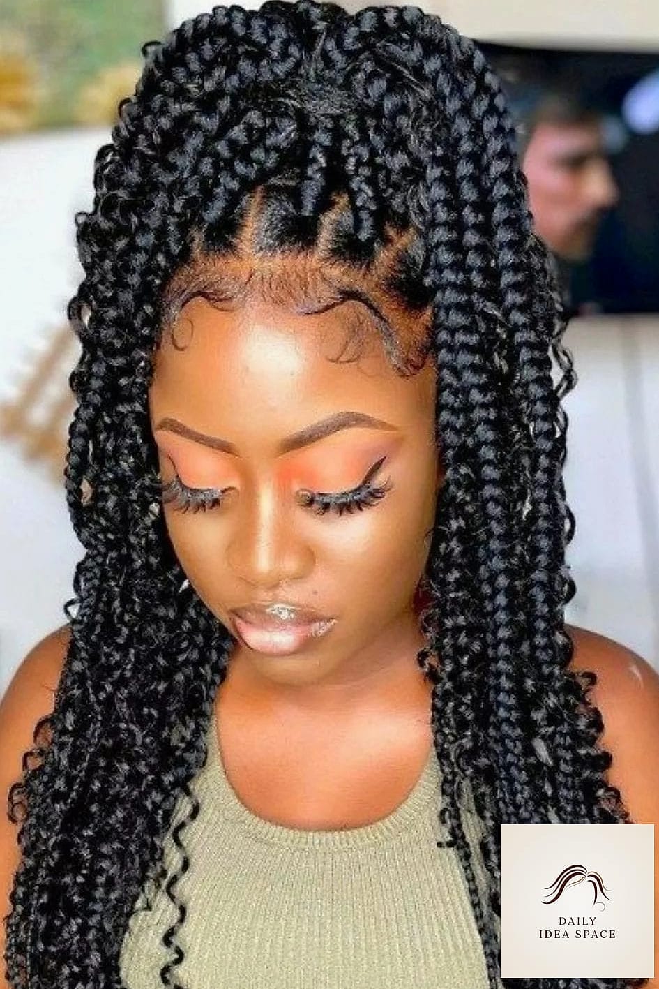 30 Braid Hairstyles For Black Women Ideas You Need to Try Next 24 Black Braids with Two-Strand Twist Accents