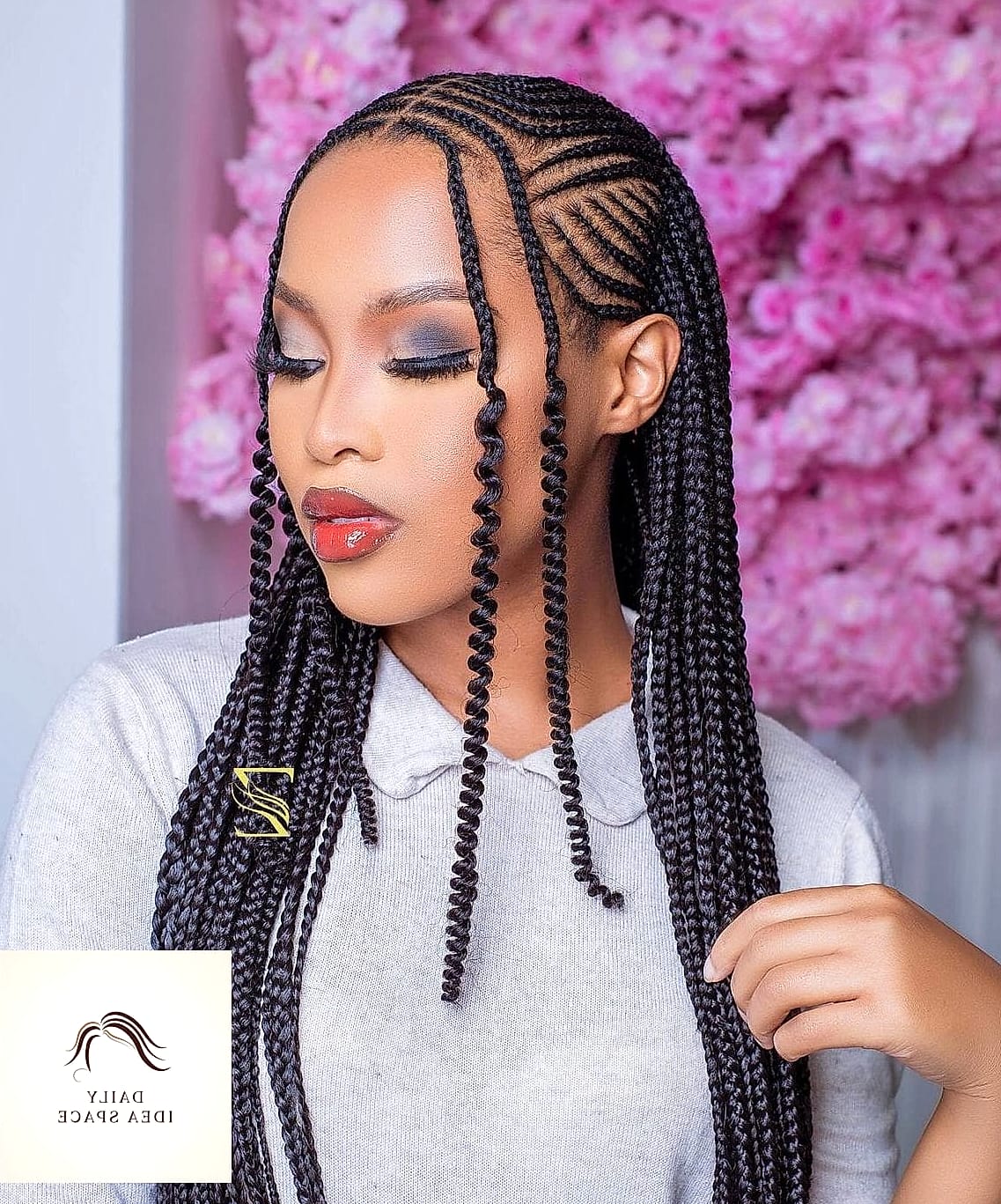 20 Braids For Black Hair Ideas That Are Breathtakingly Beautiful 16 Black Braids with Face-Framing Layers