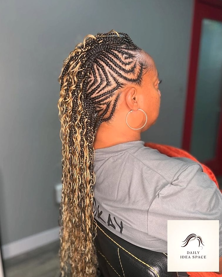 25 Blonde Braids Ideas That Are Going Viral on Pinterest Right Now 24 Blonde Braided Mohawk