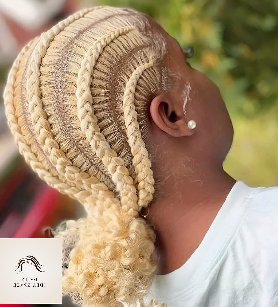 25 Blonde Braids Ideas That Are Going Viral on Pinterest Right Now 16 Blonde Braids with Baby Hair