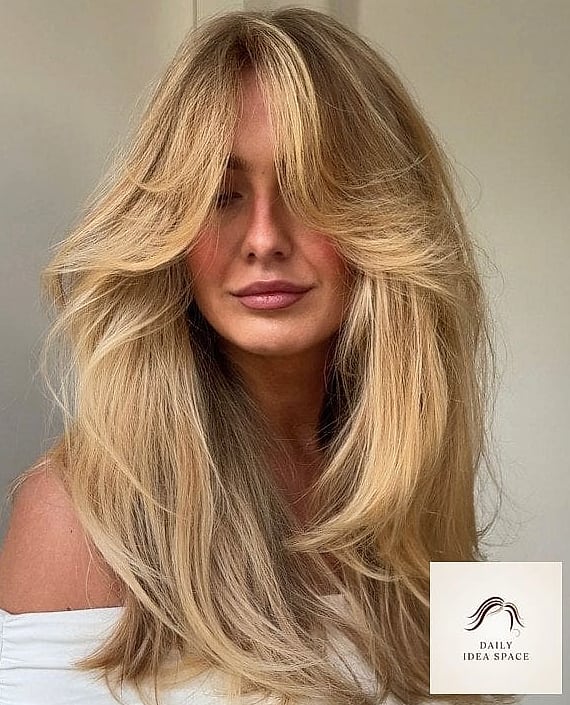 25 Blonde Braids Ideas That Are Going Viral on Pinterest Right Now 23 Blonde Braids with Curtain Bangs