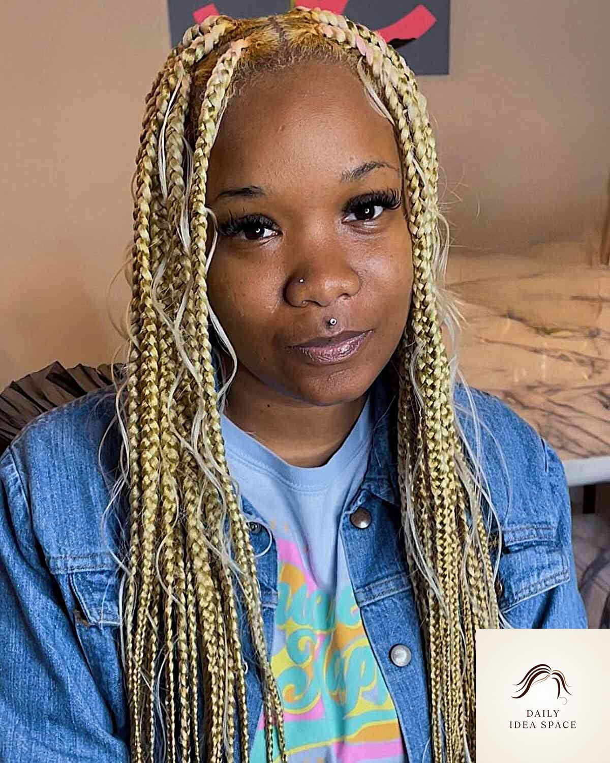Blonde Jumbo Braids