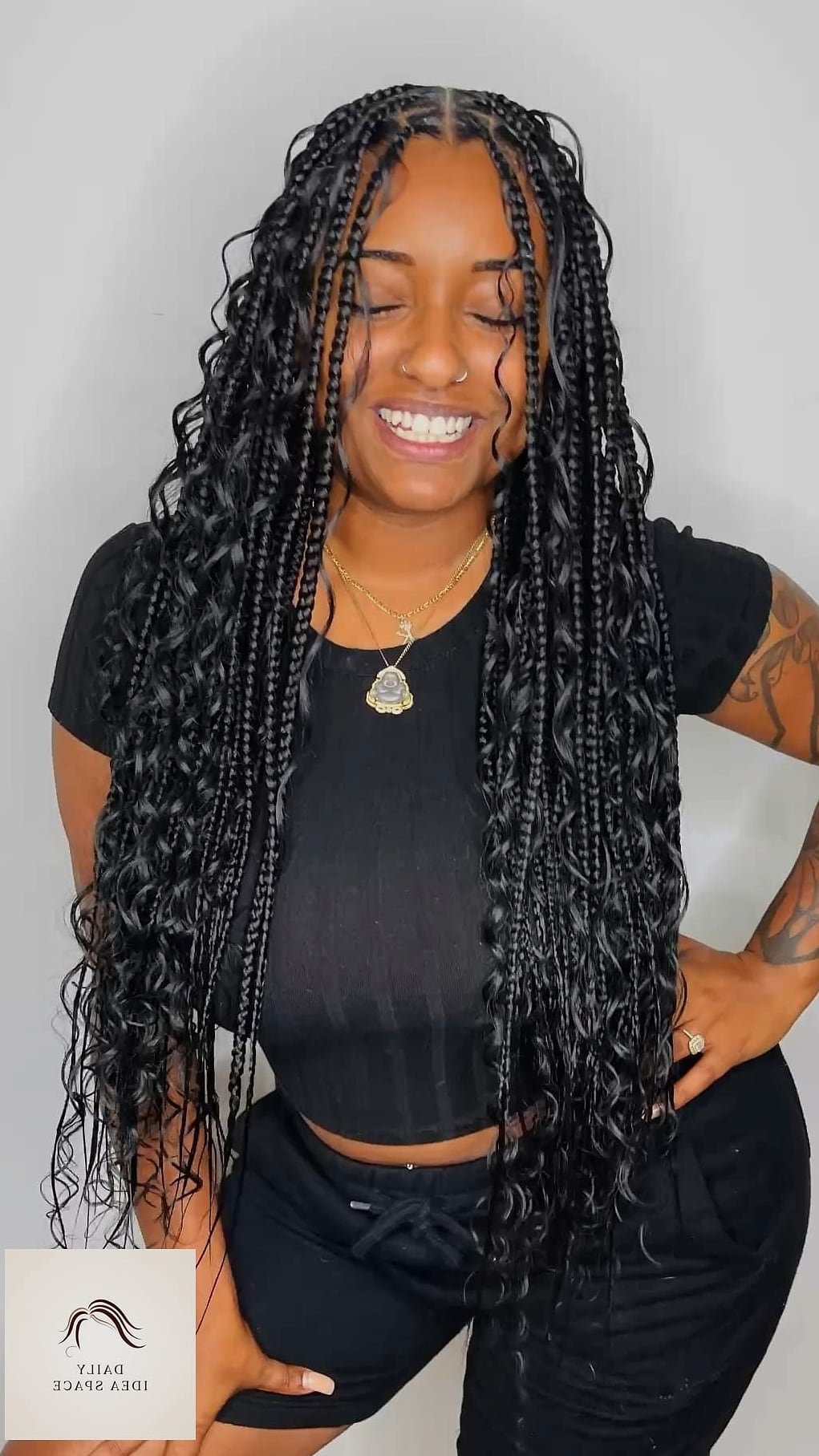 22 Braided Hairstyles For Black Women Ideas Worth Bookmarking Right Now 13 Bohemian Box Braids