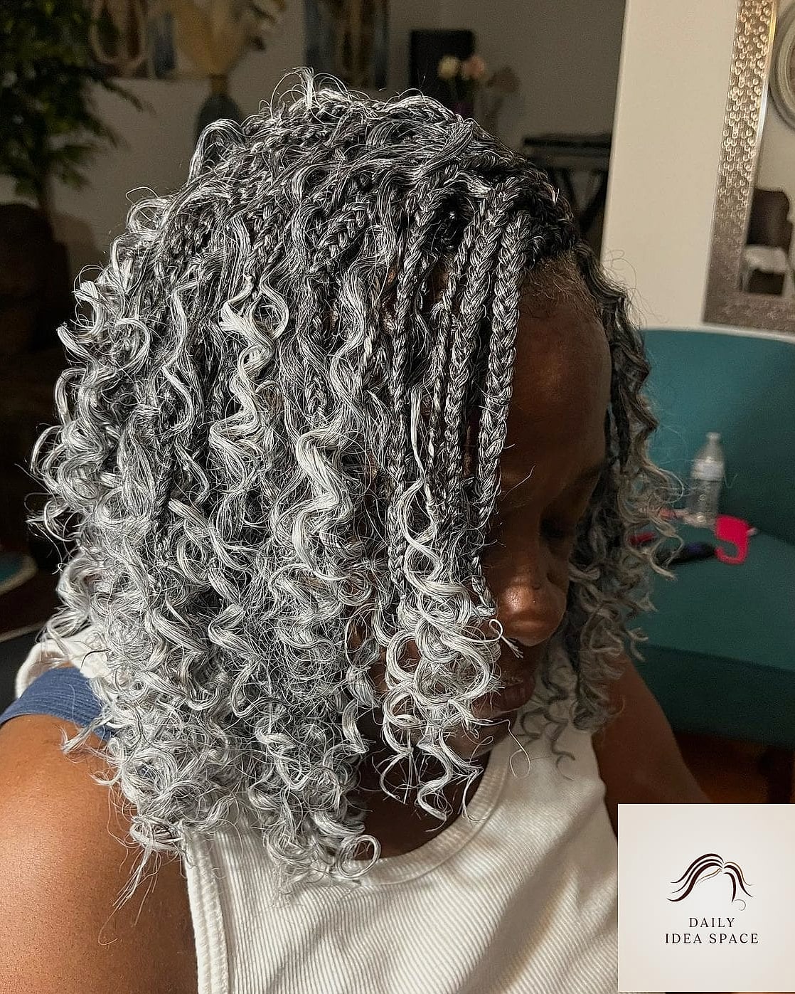 27 Boho Braids Hairstyles Ideas Every Woman Needs to See 13 Bohemian Braids with Silver Hair Cuffs and Beads