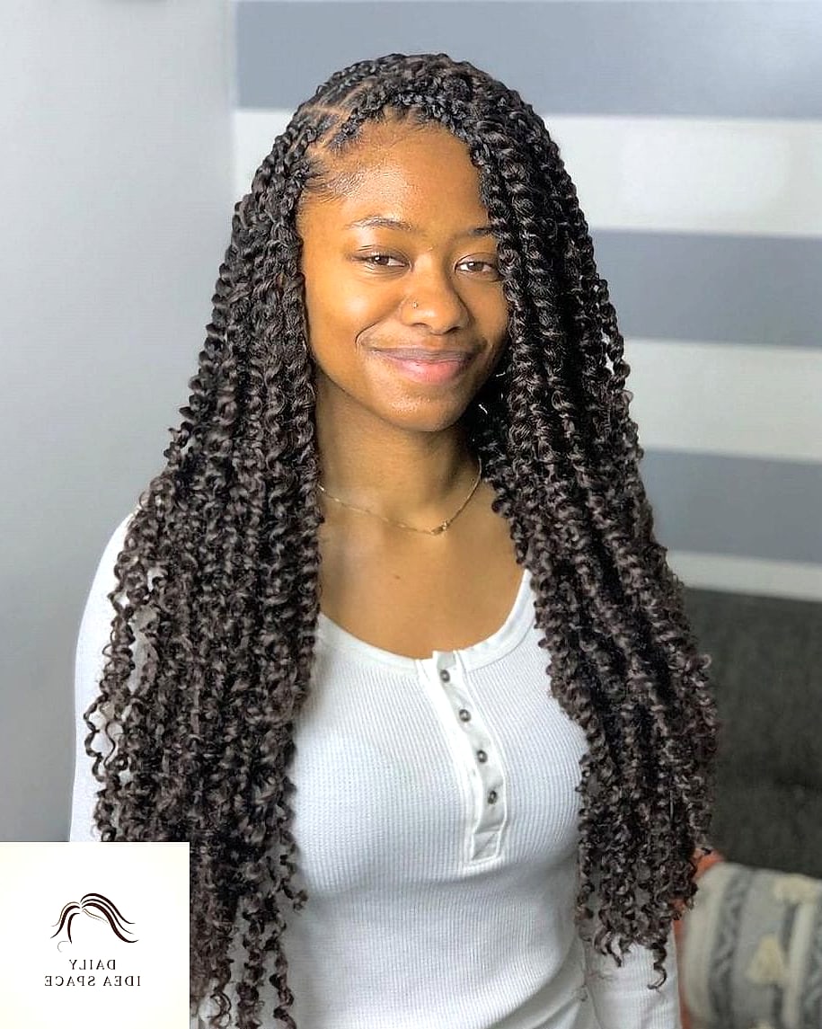Bohemian Braids with Loose Bottom Half