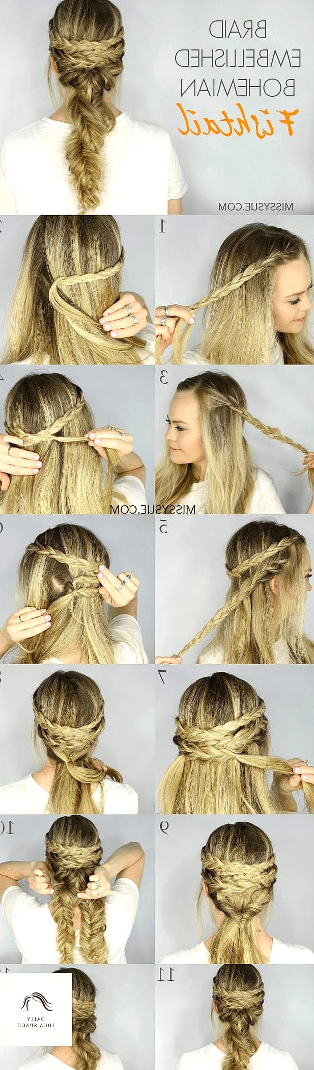 Boho Fishtail Braid