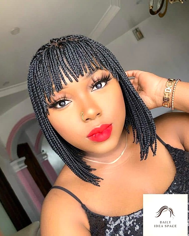 24 Cute Braided Hairstyles Ideas That Are Absolutely Stunning 21 Braided Bangs With Loose Hair