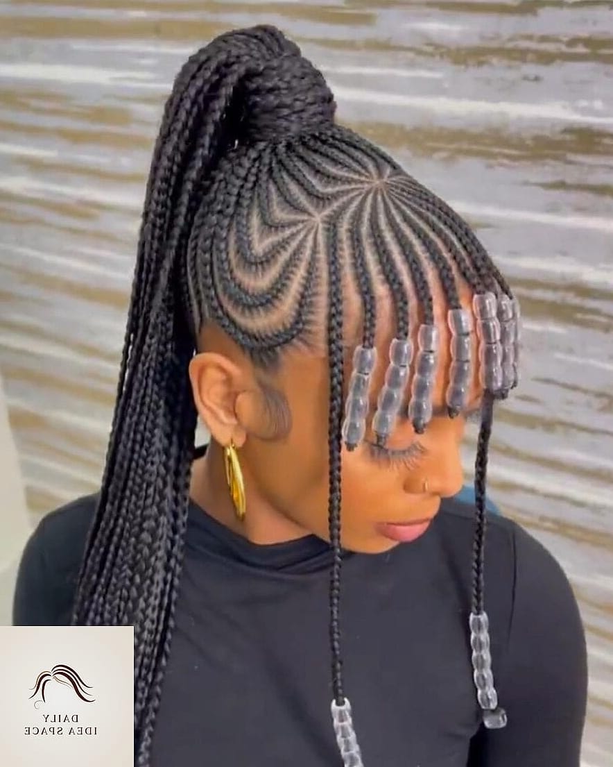 Braided Bangs