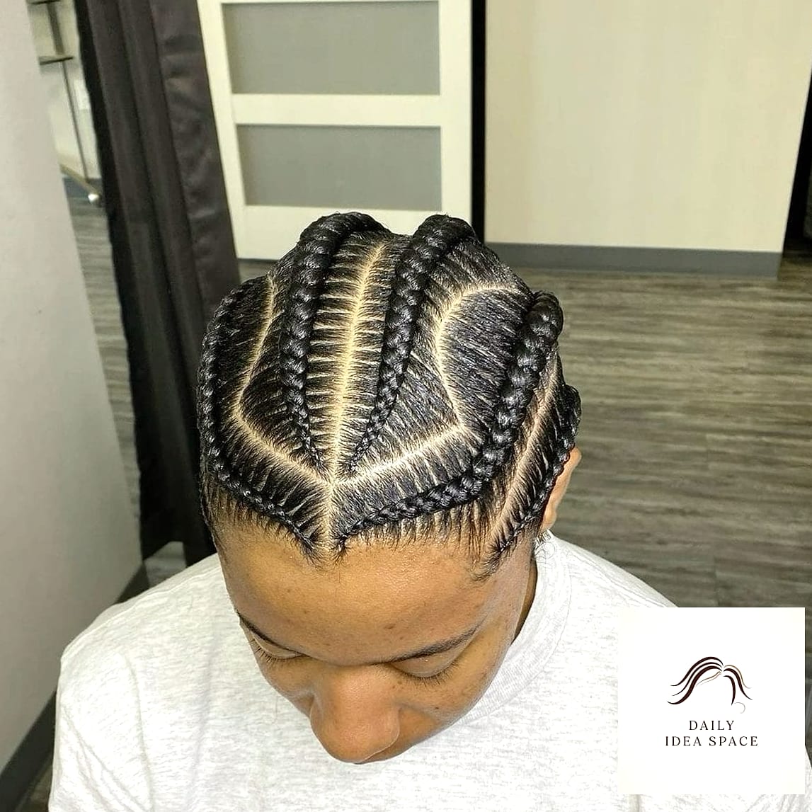 25 Braids For Men Ideas That Are Going Viral on Pinterest Right Now 20 Braided Bantu Knot Combo