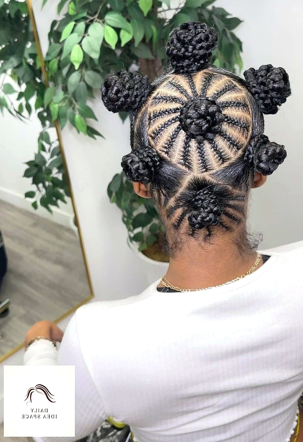 Braided Bantu Knots