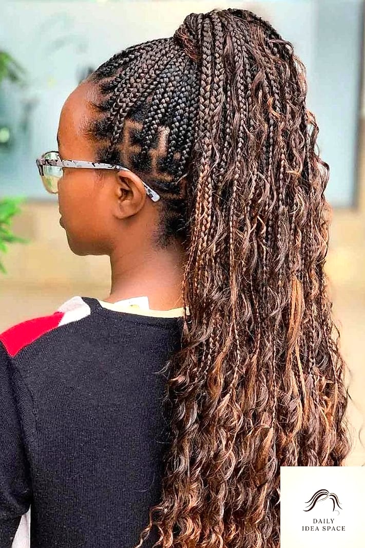 Braided Bohemian Ponytail