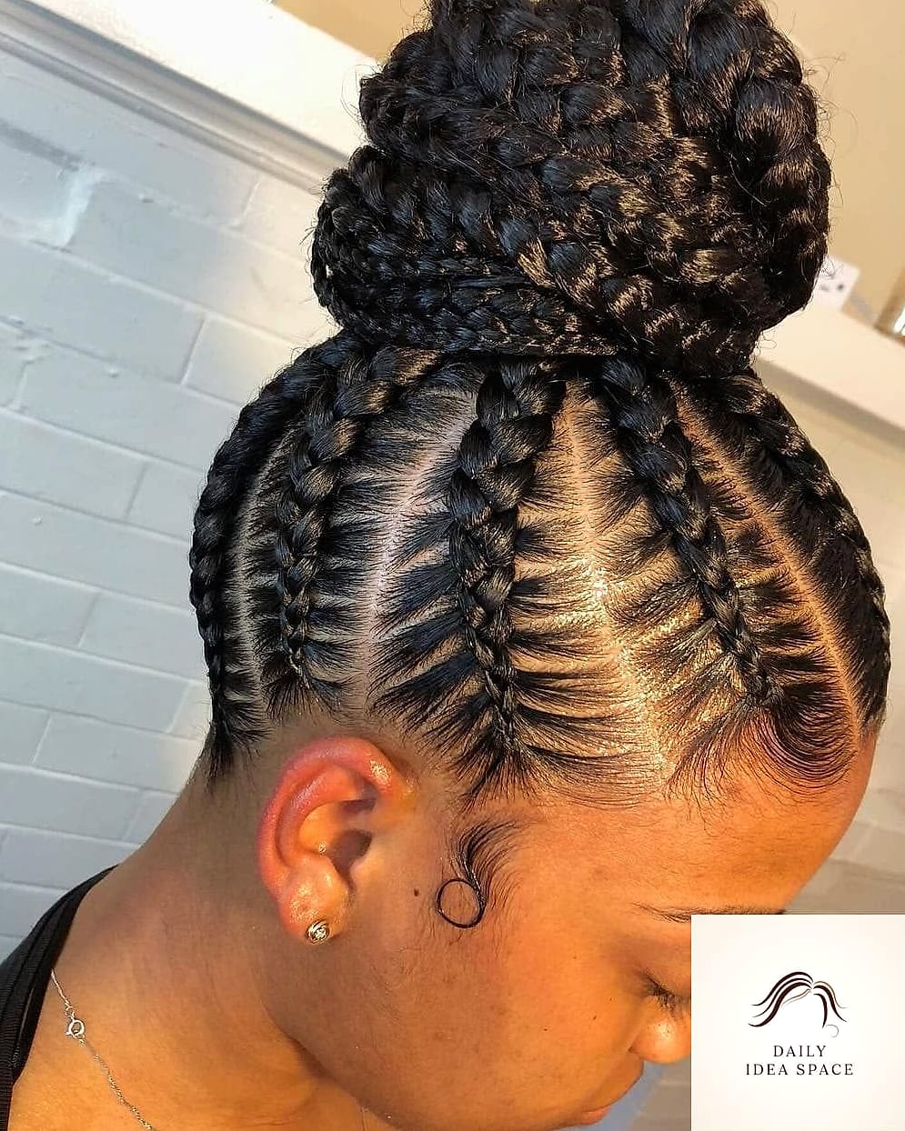 22 Hair Styles Braids Ideas That Will Transform Your Look 9 Braided Bun