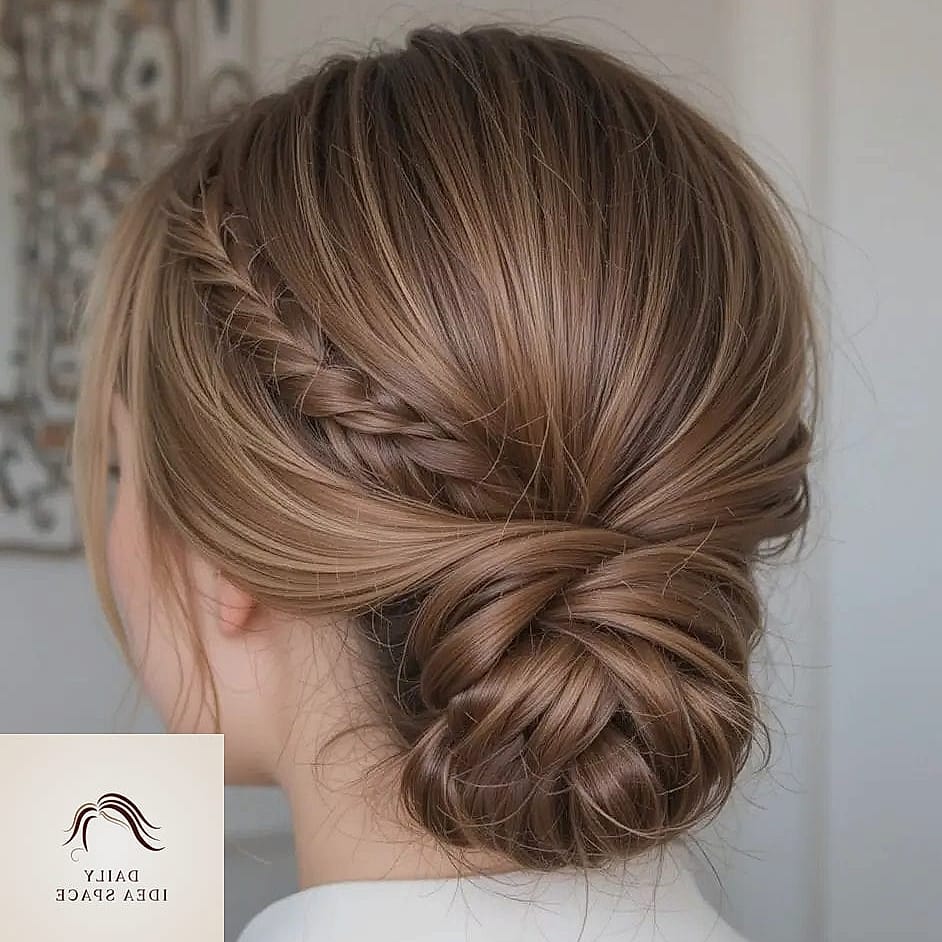 27 Hairstyles For Braids Ideas Every Woman Needs to See 27 Braided Chignon