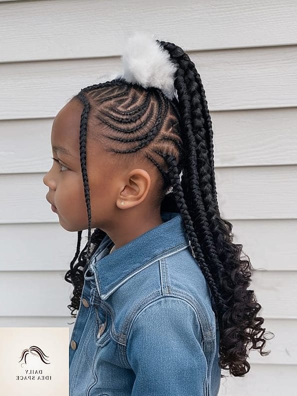 23 Kids Braided Hairstyles Inspo Ideas Worth Pinning Immediately 16 Braided Crown with Loose Waves