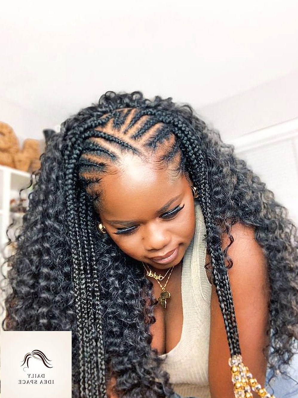 24 Cute Braided Hairstyles Ideas That Are Absolutely Stunning 10 Braided Half-Up Half-Down Style