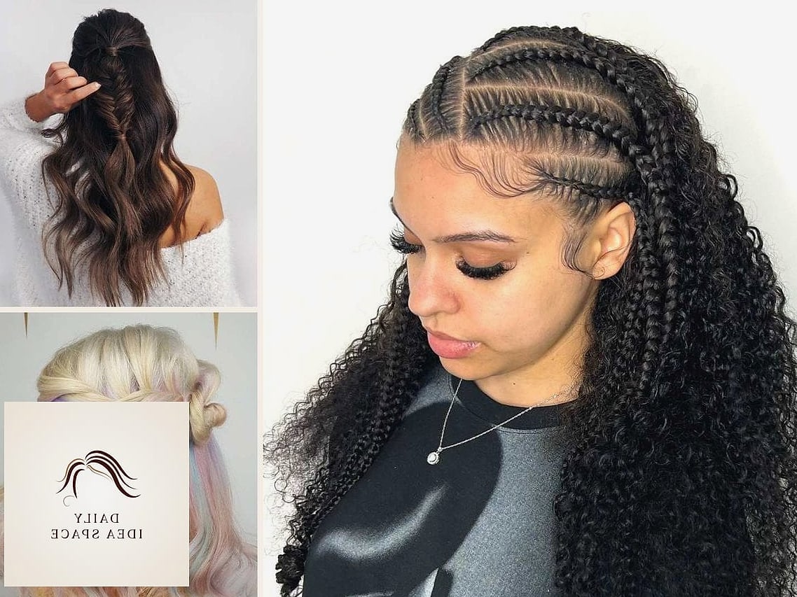 Braided Half-Up Style
