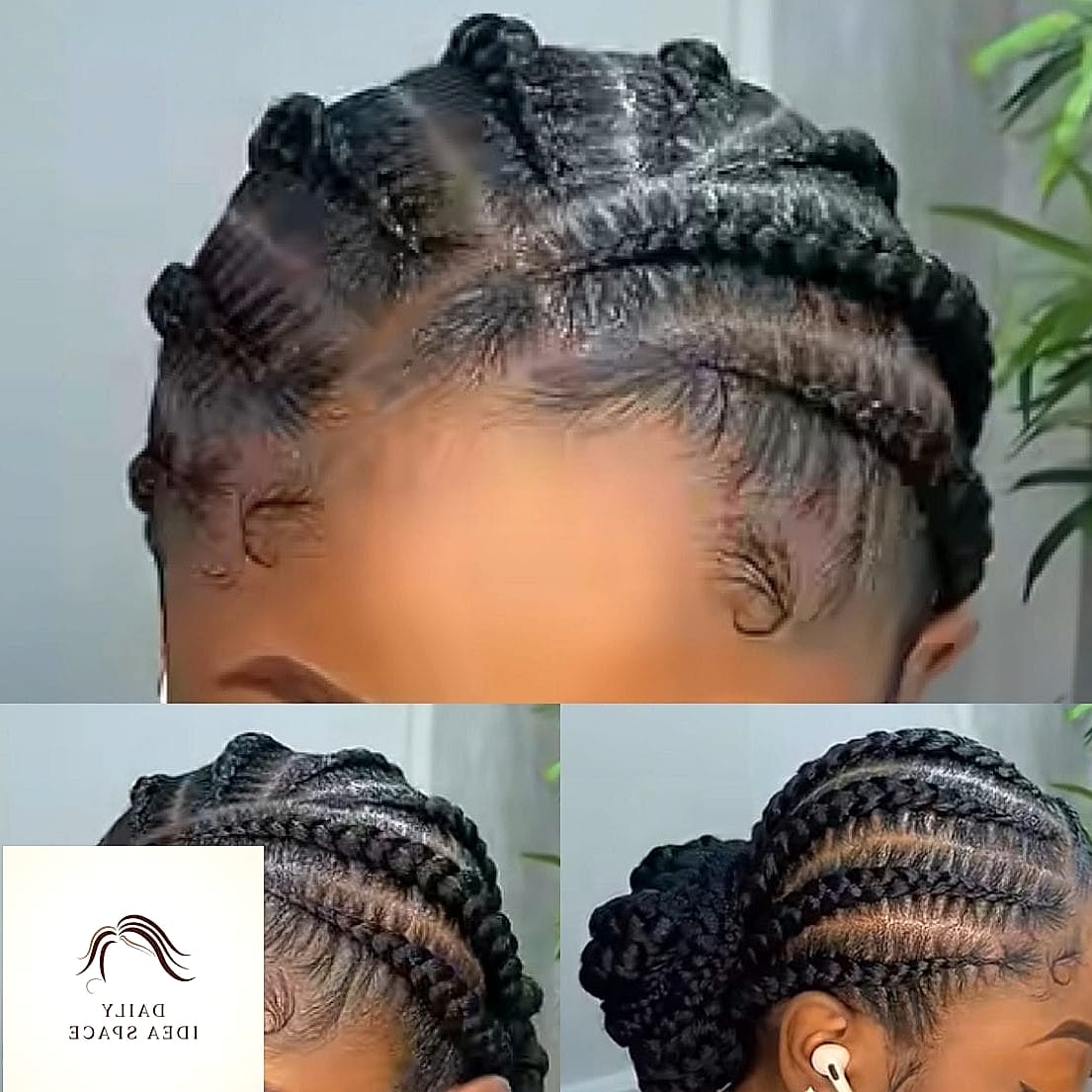 Braided Low Bun
