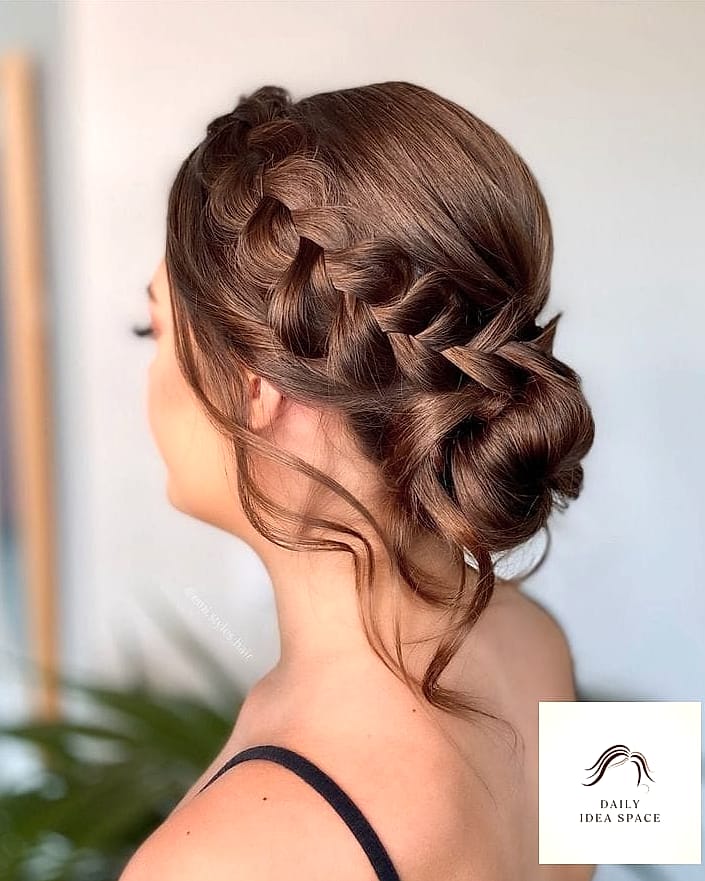 Braided Low Bun