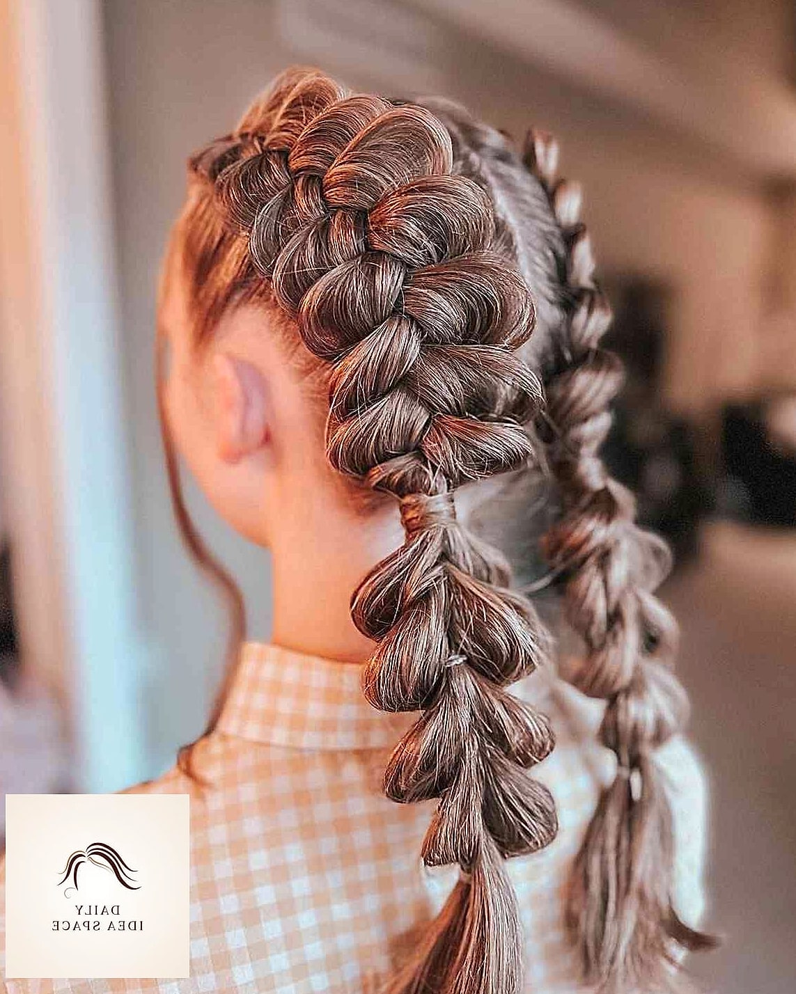 Braided Pigtails With a Twist