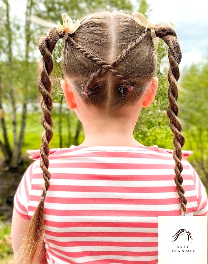 22 Two Braids Hairstyle Ideas That Will Transform Your Look 17 Braided Pigtails with a Bandana