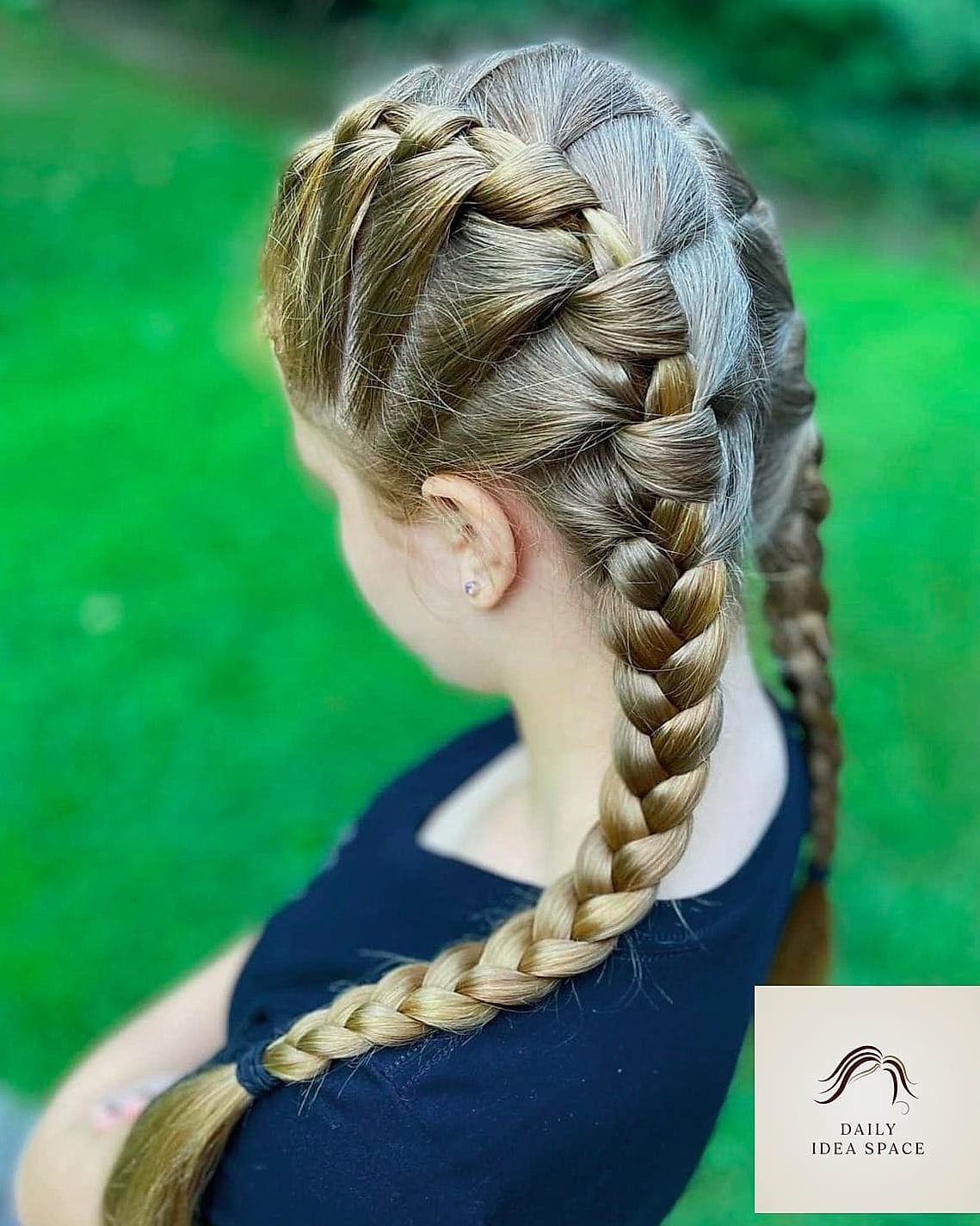 Braided Pigtails With Face-Framing Pieces