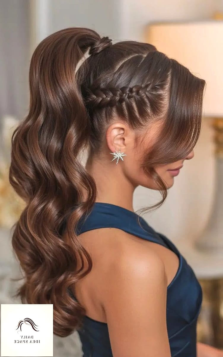 24 Cute Braided Hairstyles Ideas That Are Absolutely Stunning 22 Braided Ponytail With Volume