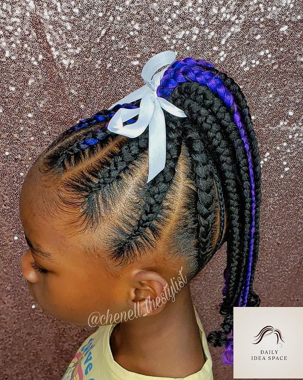 23 Kids Braided Hairstyles Inspo Ideas Worth Pinning Immediately 14 Braided Ponytail with Wrap