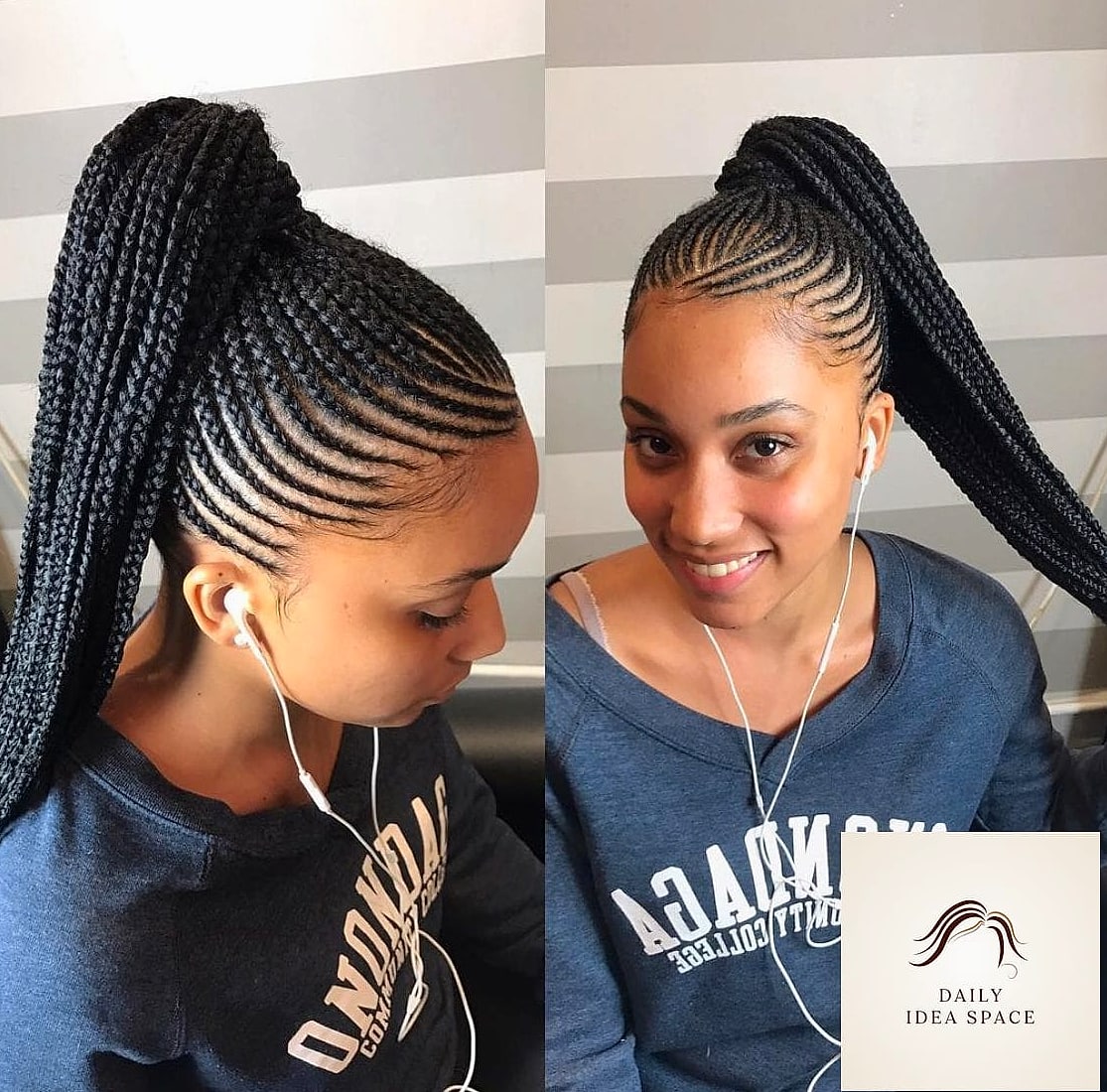 26 African Braids Hairstyles Ideas That Are Gorgeous and So Inspiring 13 Braided Ponytail