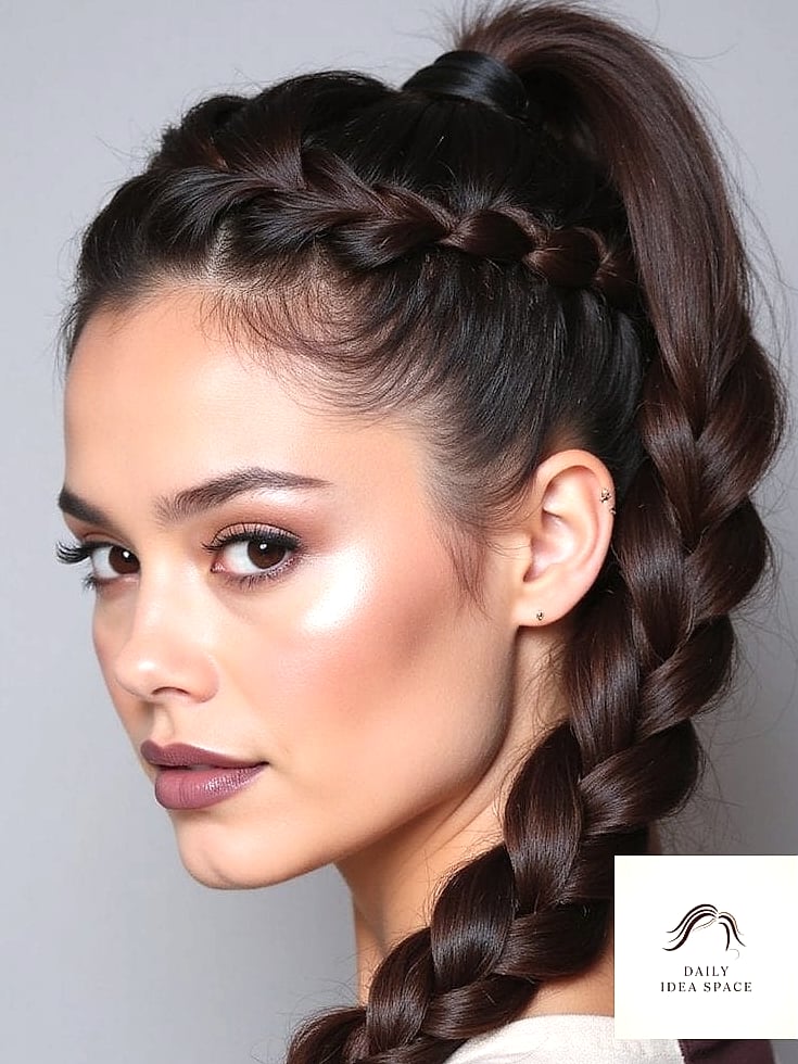 25 How To Style Braids Ideas That Are Dreamy and So Inspiring 8 Braided Ponytail