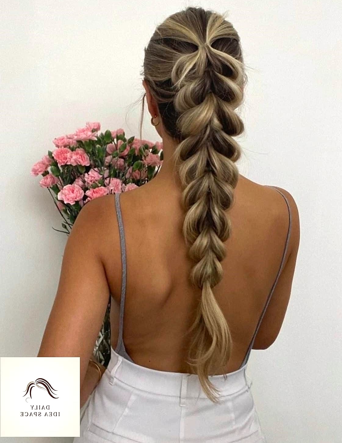 27 Hairstyles For Braids Ideas Every Woman Needs to See 28 Braided Pull-Through Style