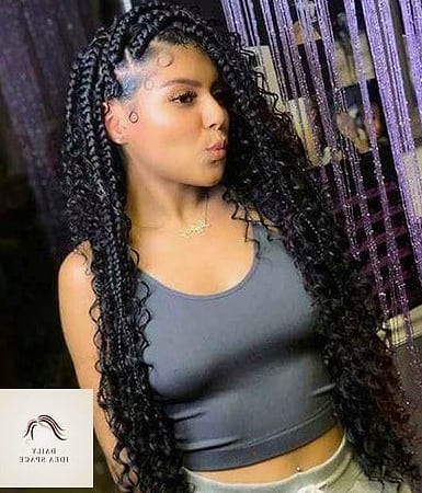 Braided Side Ponytail