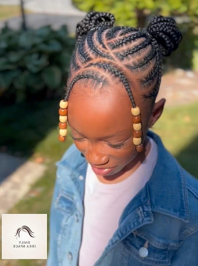 23 Kids Braided Hairstyles Inspo Ideas Worth Pinning Immediately 5 Braided Space Buns