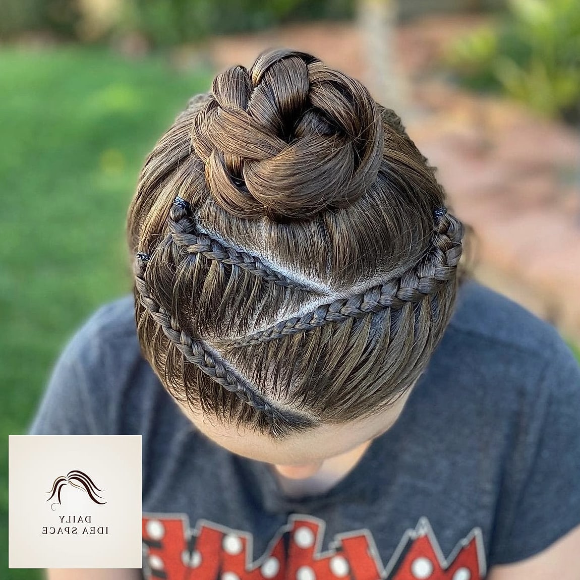 24 Cute Braided Hairstyles Ideas That Are Absolutely Stunning 20 Braided Top Knot