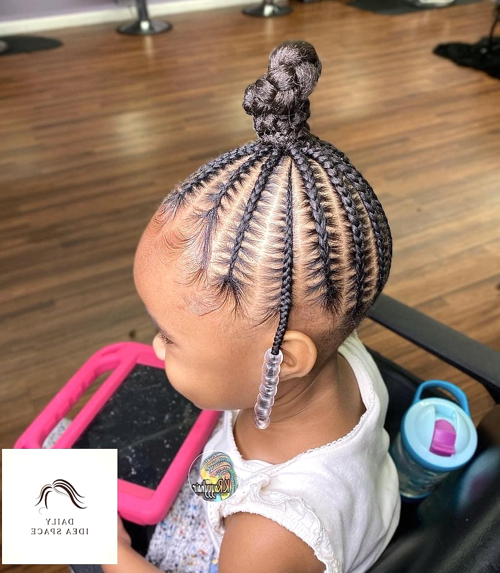 23 Kids Braided Hairstyles Inspo Ideas Worth Pinning Immediately 10 Braided Top Knot