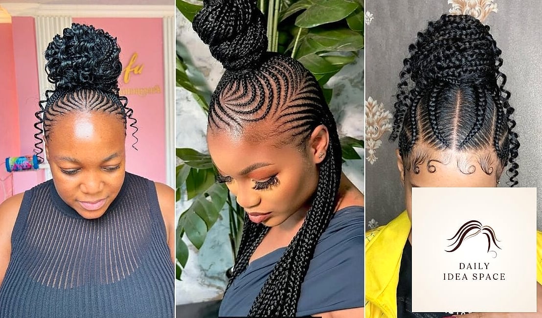 27 Scalp Braids Ideas Every Woman Needs to See 28 Braided Updo With Swirl Pattern