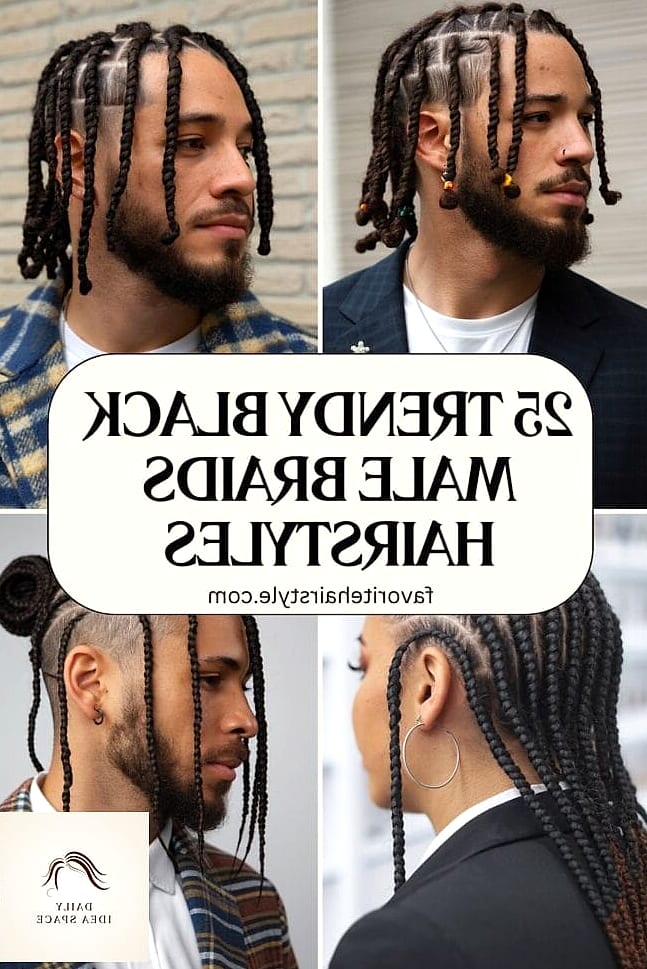 Brown Balayage Feed-In Braids