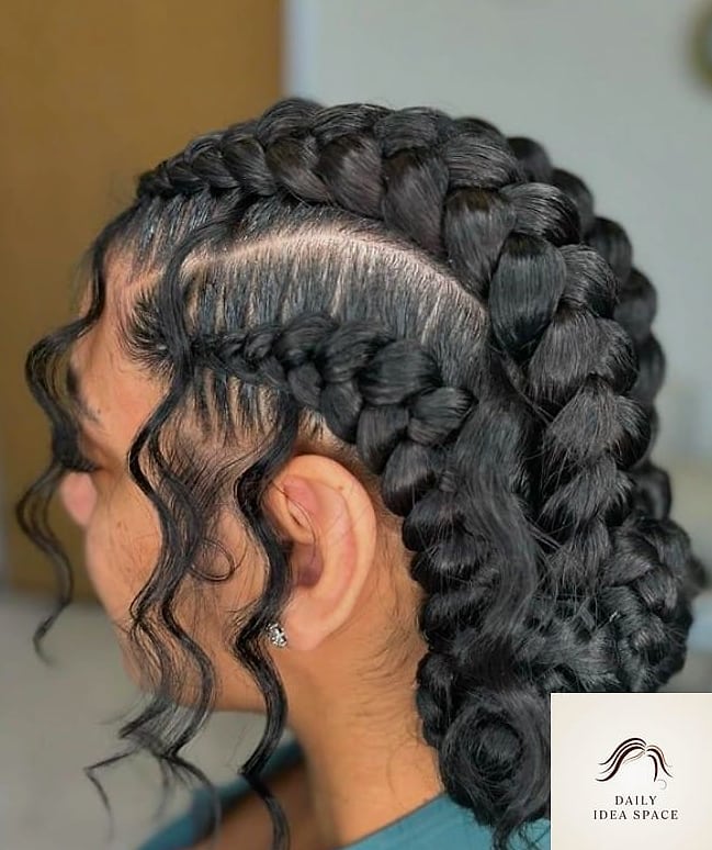 Butterfly Braid Updo
