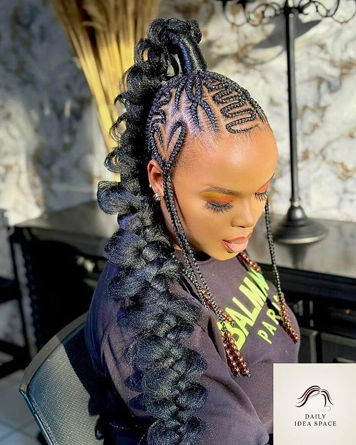 Butterfly Braid Ponytail