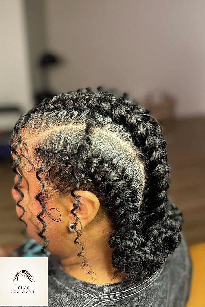 Butterfly Braid With Highlights