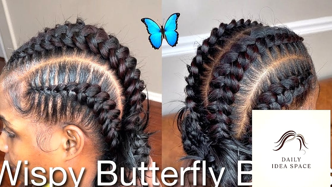 Butterfly Braid With Wispy Bangs