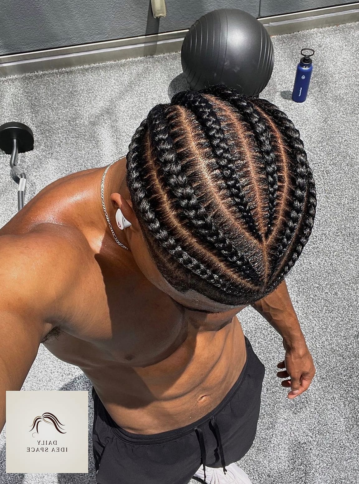 28 Cornrow Hairstyles For Men Looks You'll Want to Screenshot Immediately 28 Chunky Cornrows