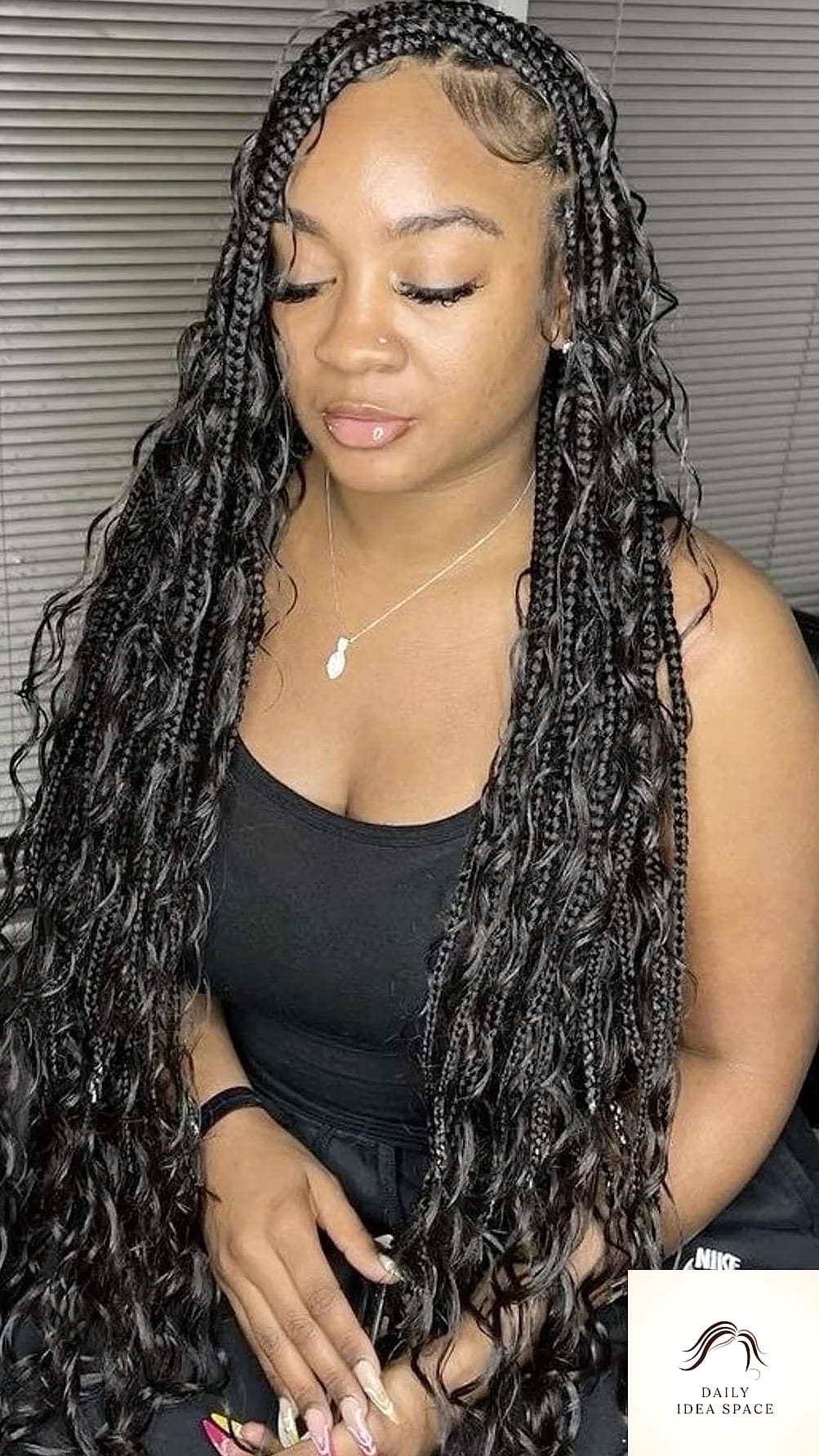 30 Braid Hairstyles For Black Women Ideas You Need to Try Next 8 Chunky Goddess Braids