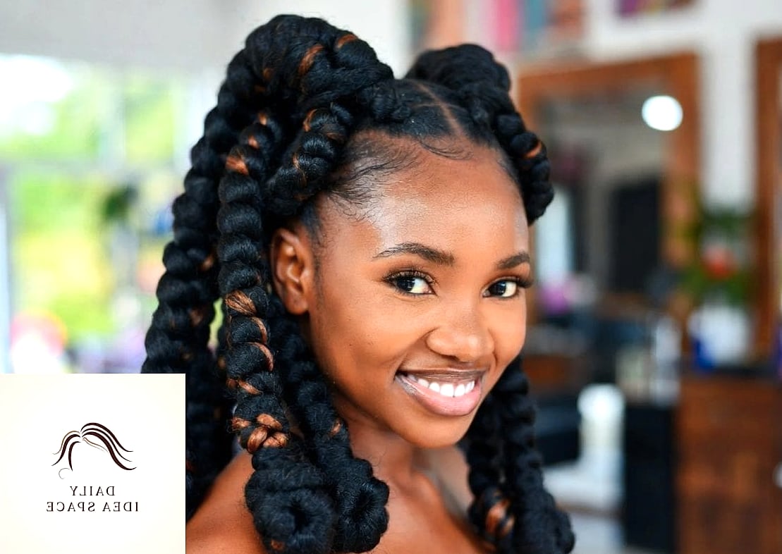 22 Quick Braided Hairstyles Ideas That Will Transform Your Look 21 Chunky Three-Braid Updo