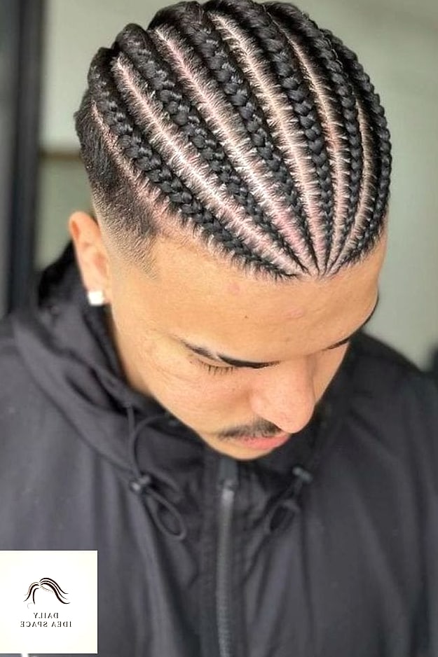 25 Braids For Men Ideas That Are Going Viral on Pinterest Right Now 2 Classic Cornrows Straight Back