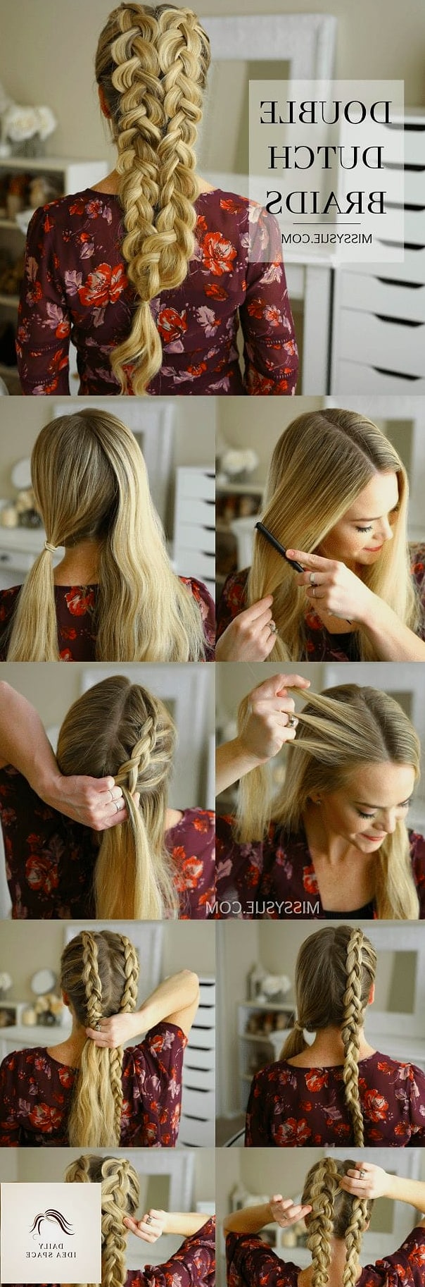 Classic Dutch Braid Crown