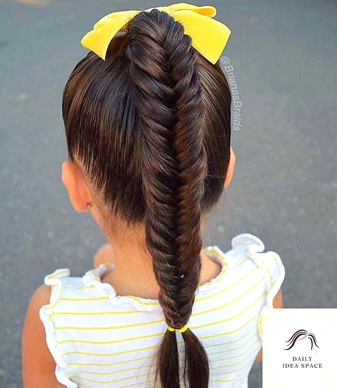23 Kids Braided Hairstyles Inspo Ideas Worth Pinning Immediately 2 Classic Fishtail Braid