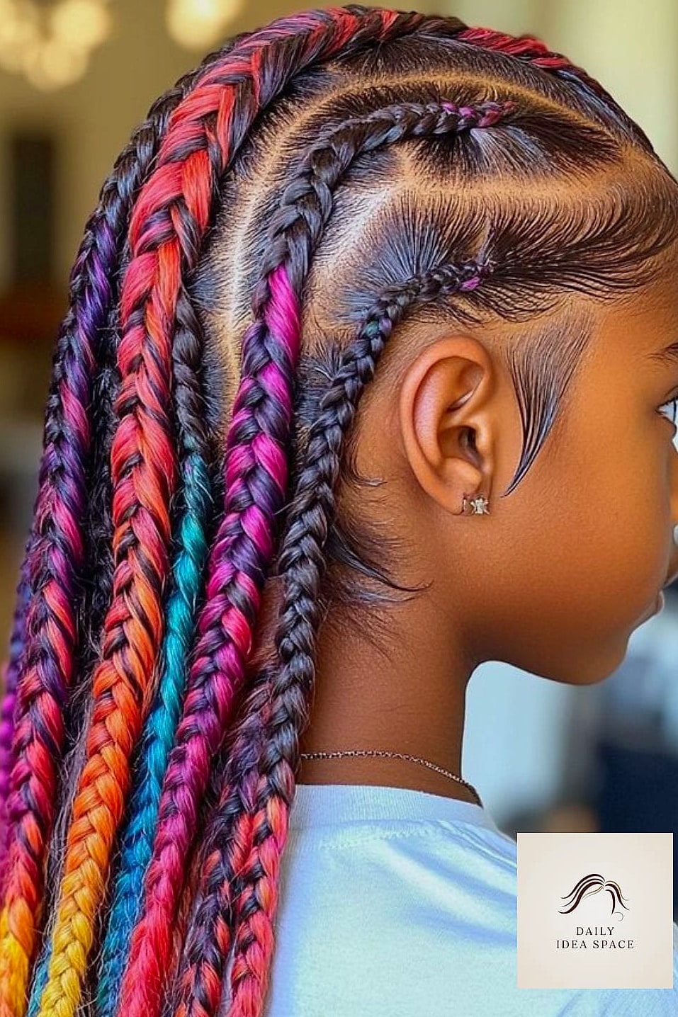 22 Cornrows Styles Ideas That Will Transform Your Look 11 Colored Cornrows